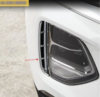 Автомобильные аксессуары для hyundai santa fe IX45 корпус для противотуманной фары световые литые крышки комплект отделка автомобиля-Стайлинг 2 шт