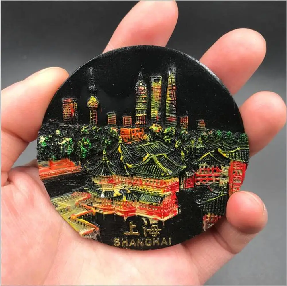 BABELEMI креативный китайский магнит на холодильник ручной работы Шанхай наклейки с