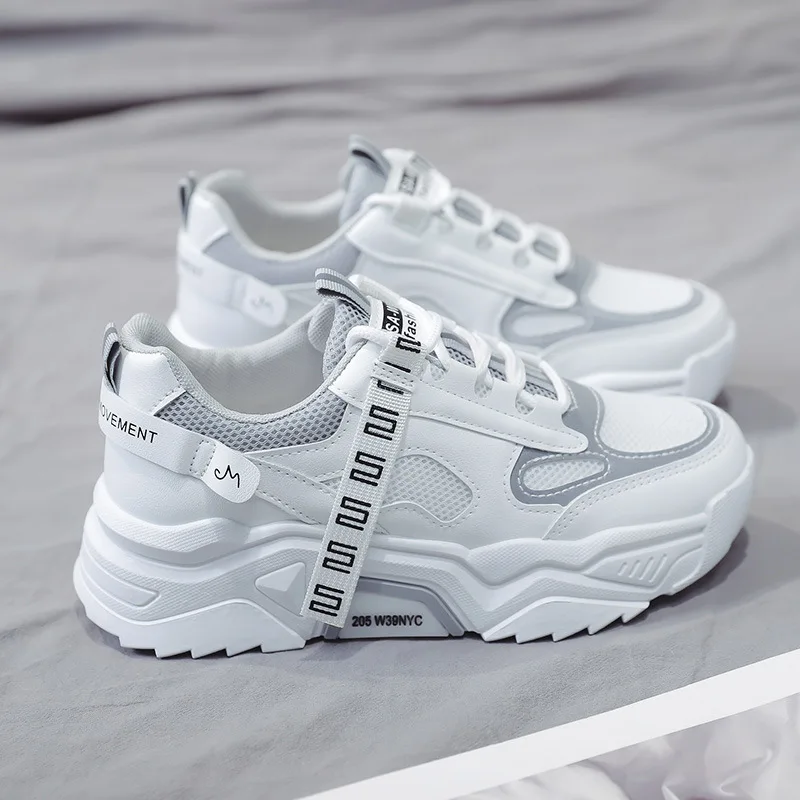 

2021New Sneakers Women Casual Shoes Mesh Air-Cushion Flat Anti-Slip Women Sneakers Outdoor Trainer Female Zapatos De Mujer Shoes
