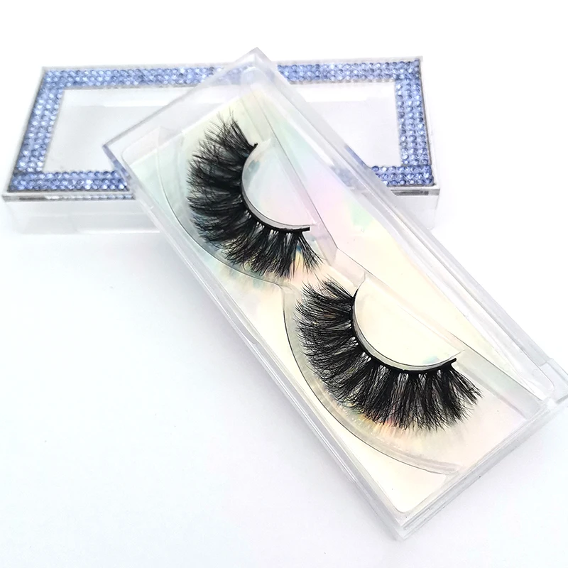 

16-18mm Faux 3D Mink Lashes bulk Eyelashes Vendor Makeup 3d Mink Eyelashes 6D Lash Volume Dramatic regular length Cross