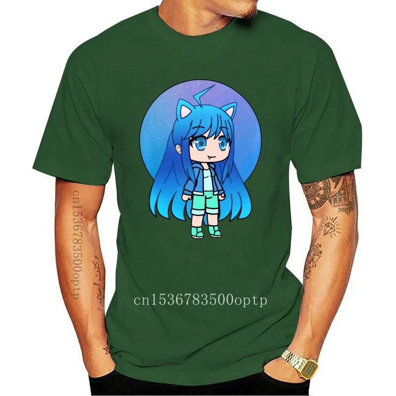 

New Cute Chibi Style Kawaii Anime Girl Aquachan Pullover Black T-Shirt M-Xxxl 2021 Fashion Tee Shirt