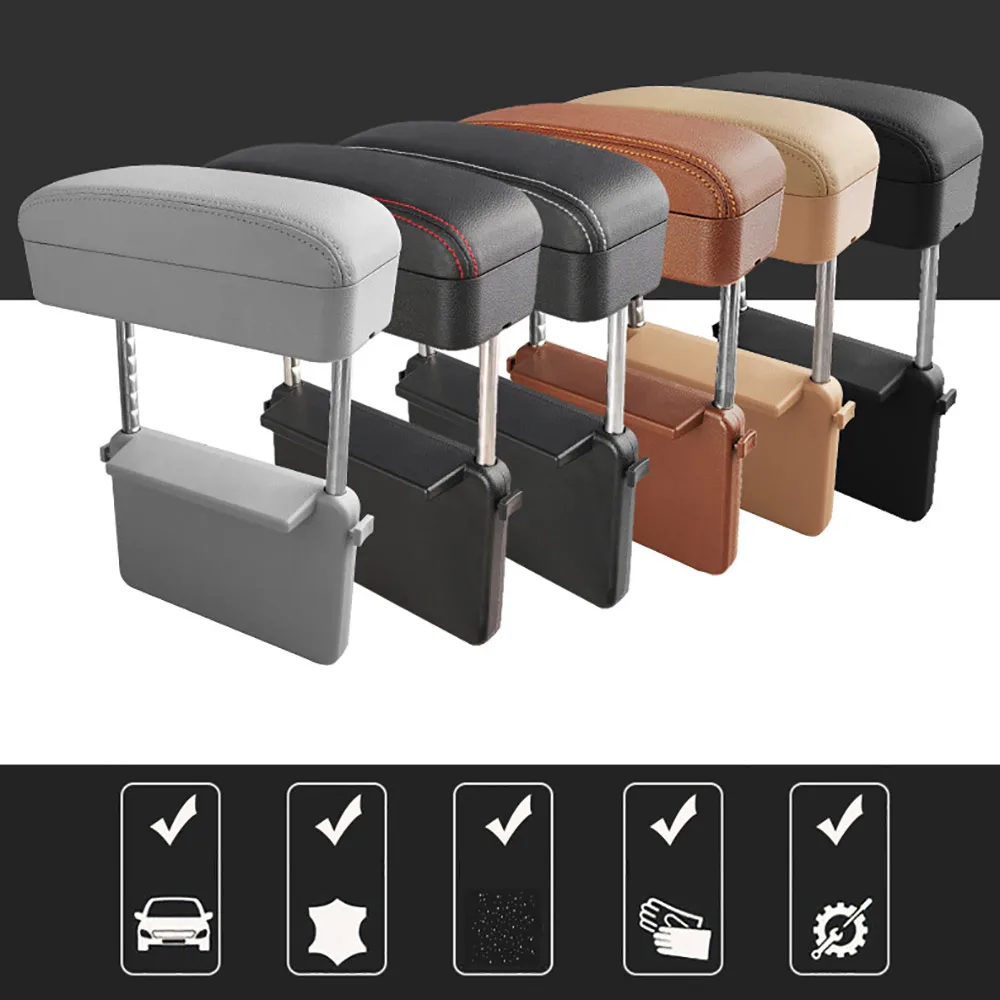 

Car Center Console Arm Rest Auto Seat Gap Organizer Convenient Car Elbow Support Box Car Armrest Box Elbow Support Adjustable
