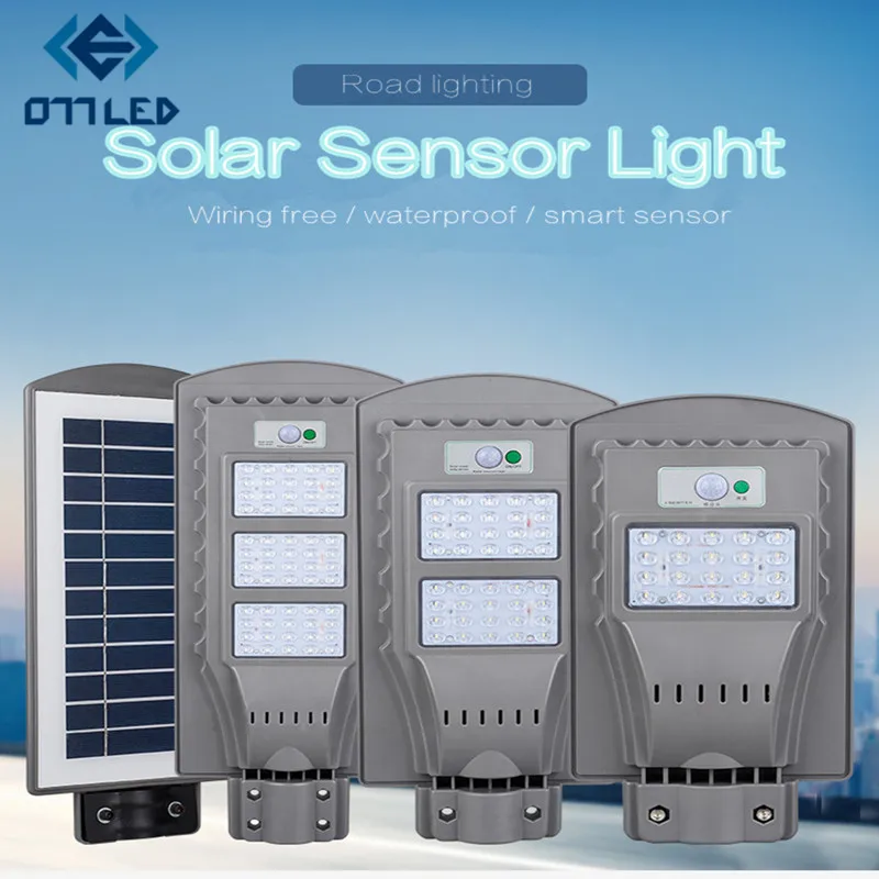 Светодиодный уличный фонарь на солнечной батарее водонепроницаемый дорожный