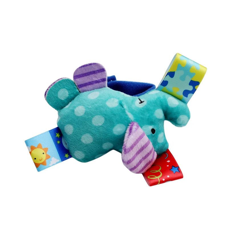 

1pcs Baby Rattle Toys Garden Bug Wrist Rattle Cartoon Animal Infant Toys Mobile Baby Plush Toy Bed Wind Rattles Bell Toys