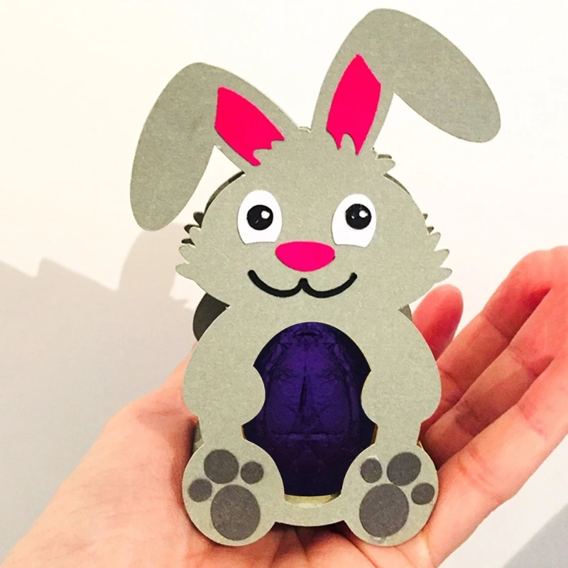 

Easter Bunny Metal Cutting Dies Stencil Scrapbooking DIY Album Stamp Paper Card R9UF