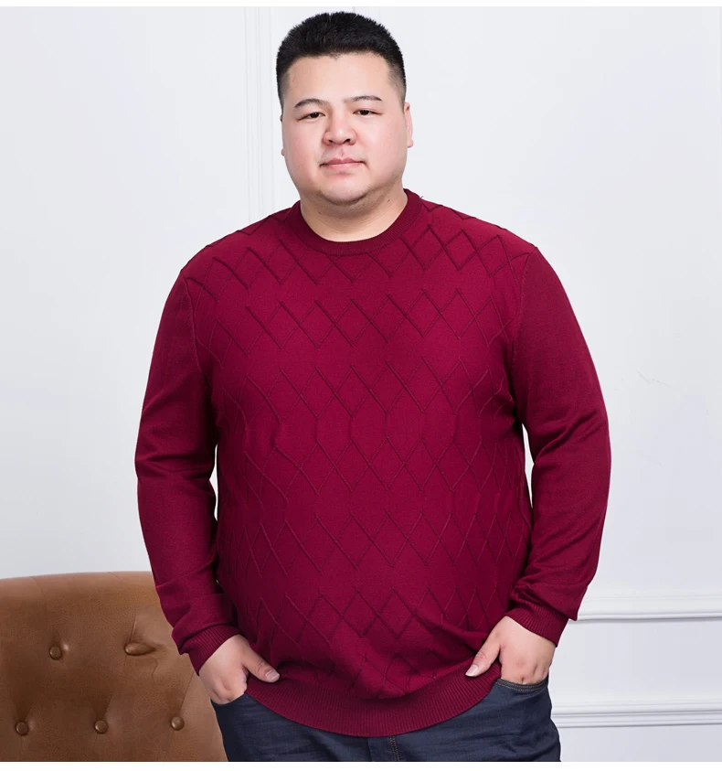 10XL 8XL 6XL 5XL свитер мужской Весенний новый пуловер Свободный крой тонкие мужские