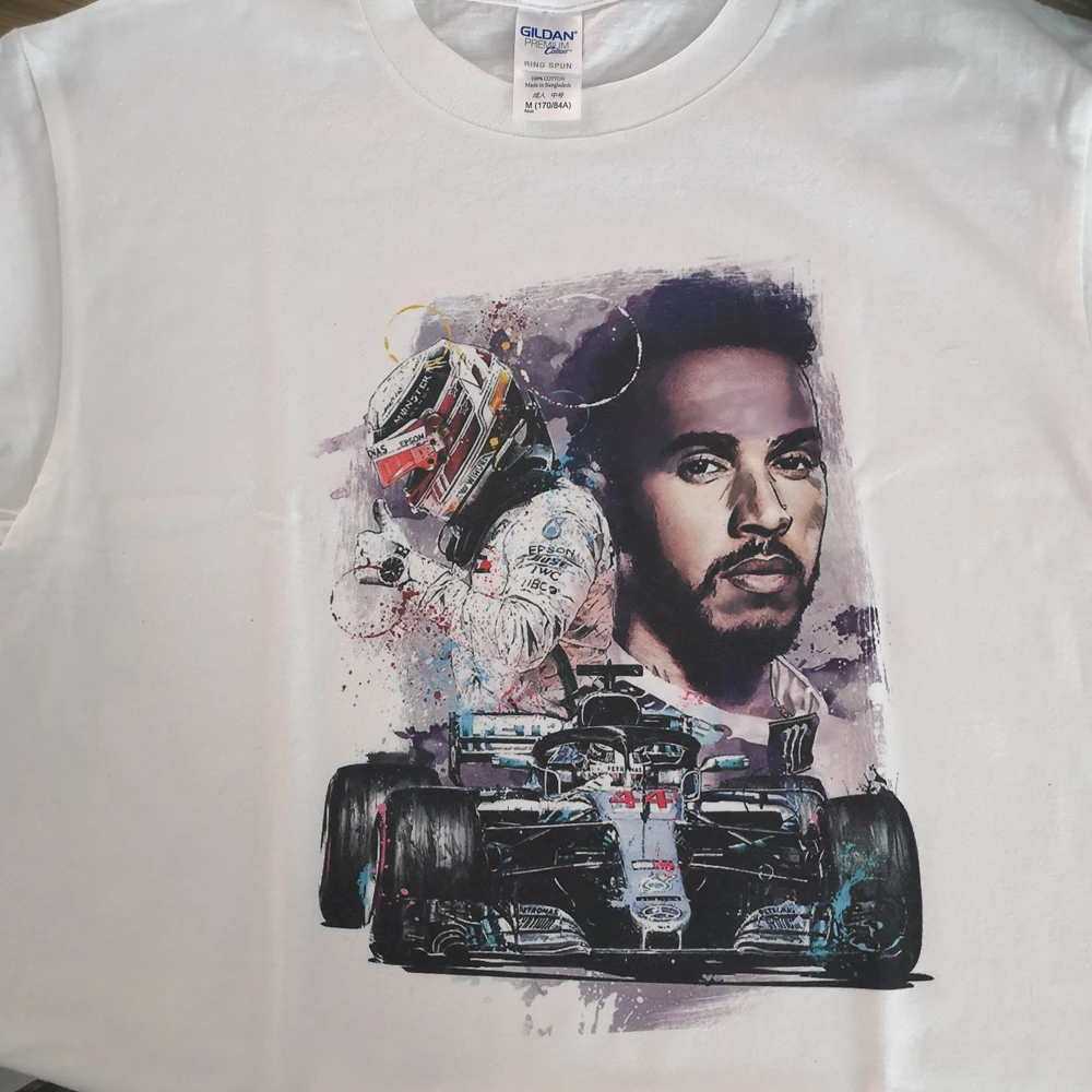 Футболка мужская с коротким рукавом британская формула One driver #44 Льюис Гамильтон