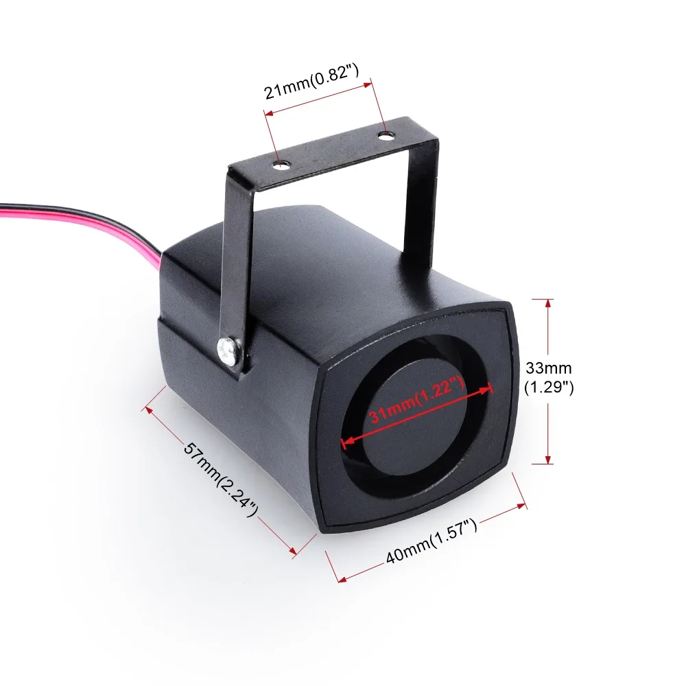 Автомобильный Предупреждение вой сигнал 12 В постоянного тока 100 дБ | Автомобили и