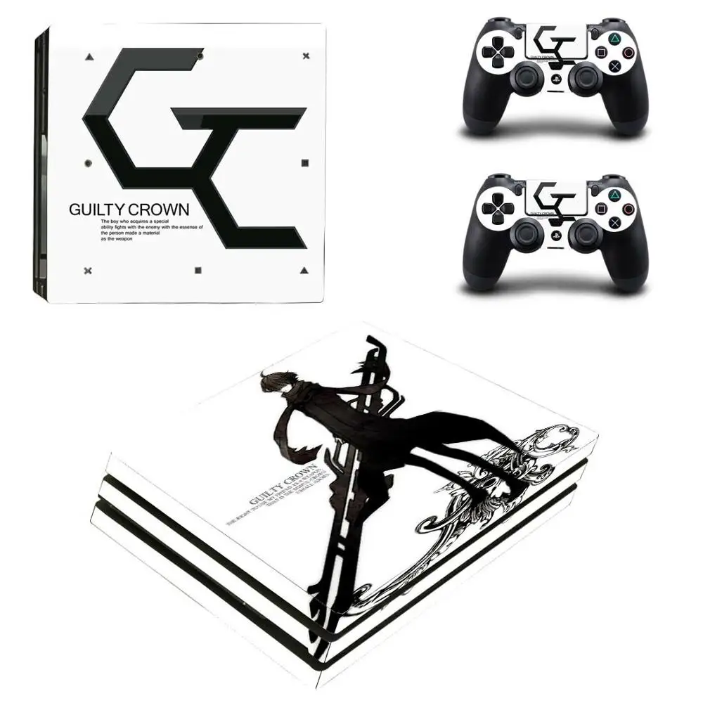 Аниме Guilty Crown PS4 Pro наклейка s PS 4 Play station Виниловая для playstation консоль и контроллер |