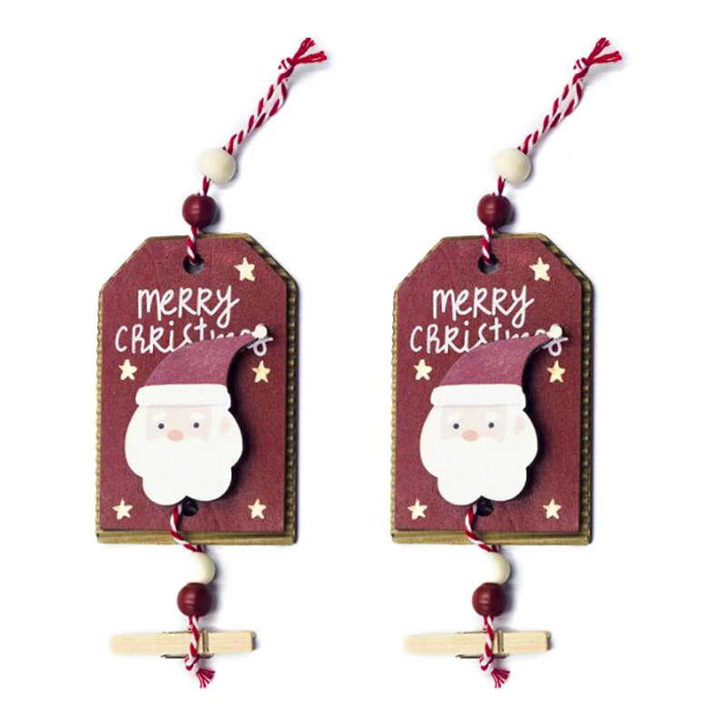 3 шт./лот рождественские деревянные окрашенные зажимы открытка фото зажим