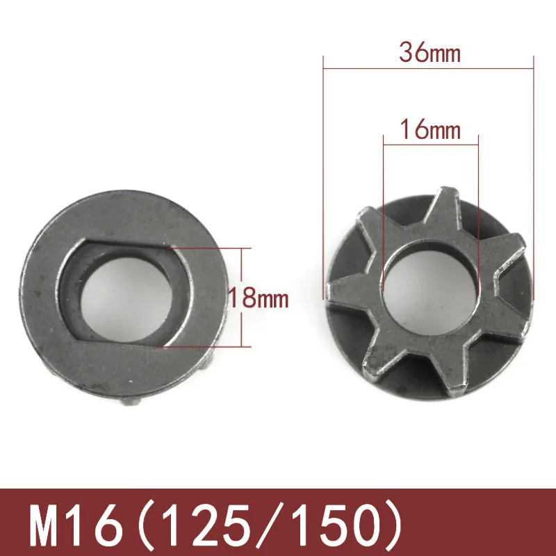 M10/M14/M16 бензопила Шестерни 100 115 125 150 180 Замена для угловых шлифовальных машин