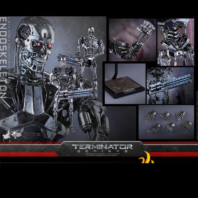 Goedkoop Hottoys Ht MMS352 In Voorraad 1/6 Schaal Genesis T800 Arnold Skelet Modellen Collectibles Voor Fans Geschenken Spot