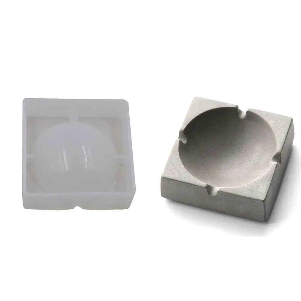 Прямоугольная форма для пепельниц силиконовая цветочных горшков ручной работы