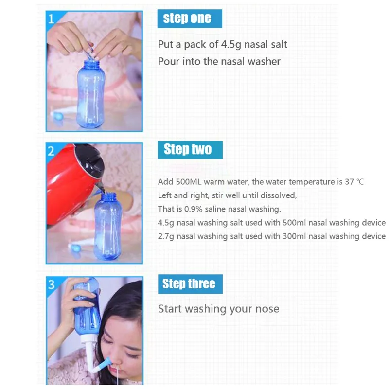 

40pack/box Nasal Rinse Mix Allergic Rhinitis Relief Nose Cavity Protector Nasal Wash Salt Nose Cleaner Nose Care