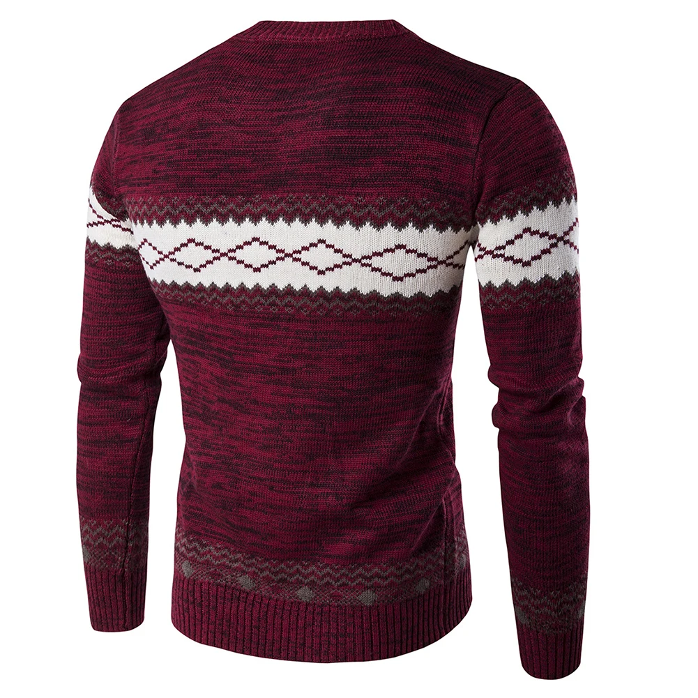 1 шт. модная мужская Цветочный принт с круглым вырезом и длинными рукавами