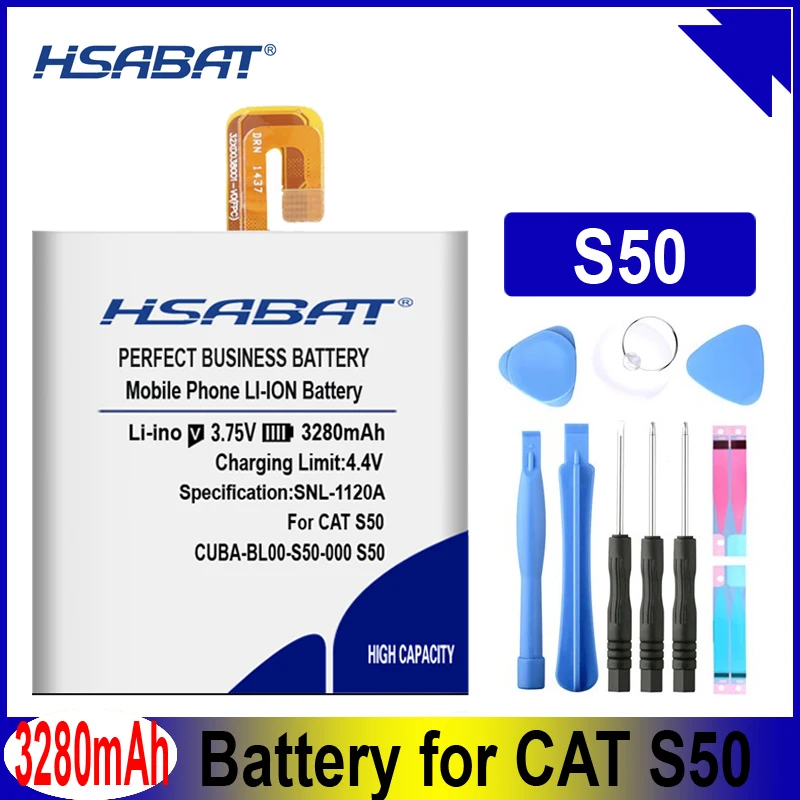 HSABAT 5050 ма-ч для Caterpillar CAT S60 S30 S40 S50 APP-12F-F57571-CGX-111 CUBA-BL00-S50-000 Батарея для собаки кошки B15 B15Q B15Q AM