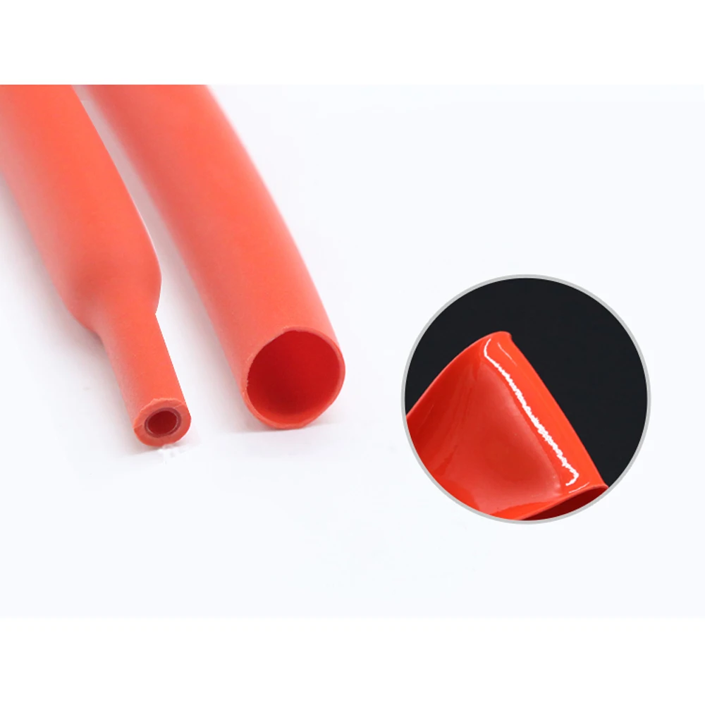 

1/2/5/10/20/50M 3:1 Diameter 3.2/7.9/9.5/19.1/25.4/30mm Heat shrink Waterproof Heatshrink Glue Lined Tube Sleeve Orange