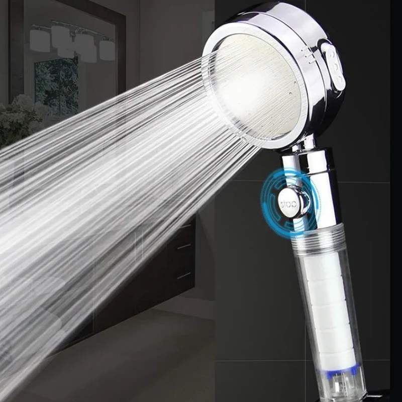 

Shower Head Filter With Hose And Holder Bathroom Accessories Showerhead Stainless Steel Shower Hose Three-speed Switch