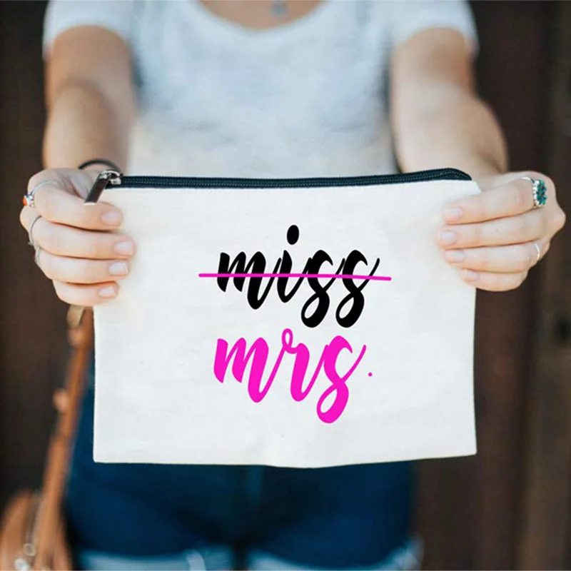 Косметичка Miss to Mrs Свадебное предложение свадебный душ подарок девичник вечерние