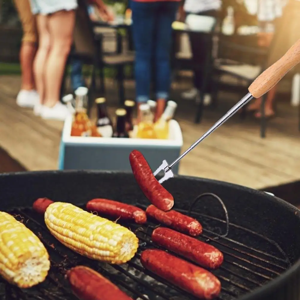 1 шт. эластичный барбекю вилки для кемпинга на открытом воздухе костра из