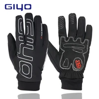 giyo s 04 winter waterproof glove windproof gloves for mountain bike road bicycle plush warmth cycling equipment