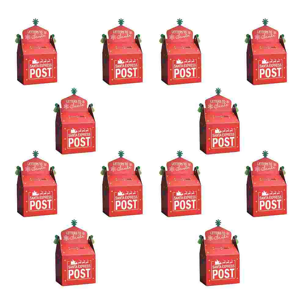 

12Pcs Xmas Themed Gift Boxes Christmas Biscuit Containers Candy Packaging Boxes