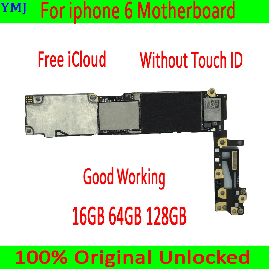 Материнская плата 16 Гб/64 Гб/128 ГБ для iphone 6 4 7 дюйма без Touch ID 100% оригинал