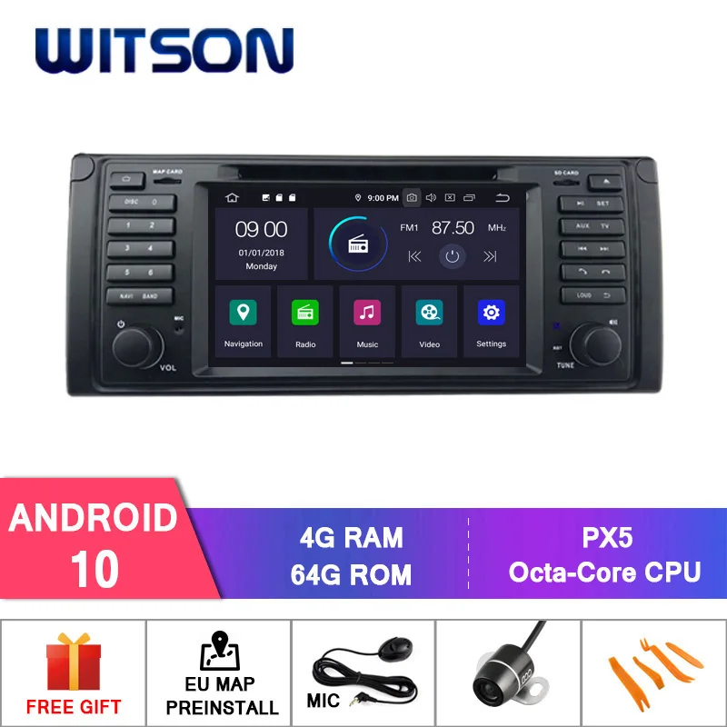 WITSON Android 10 0 IPS HD экран для BMW E53 автомобильный DVD 4 Гб RAM + 64 FLASH 8 Octa Core DVR/WIFI DSP DAB