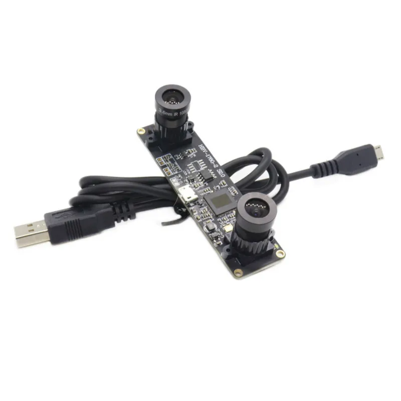 USB модуль камеры с бесплатным приводом бинокулярная синхронизация 1 миллион пикселей распознавание лица OV9732 проверка глубины HD