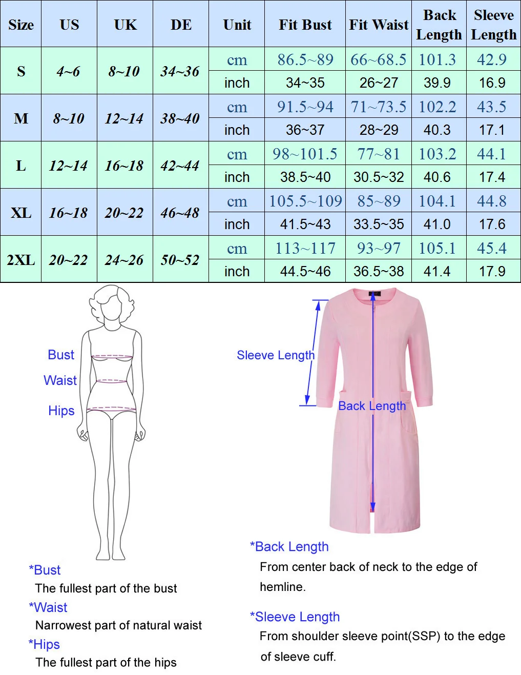 

night robes Women 3/4 Sleeve Crew Neck Zip-Up Sleepwear Nightgown Robe Nightdress autumn winter cotton dress knee length New