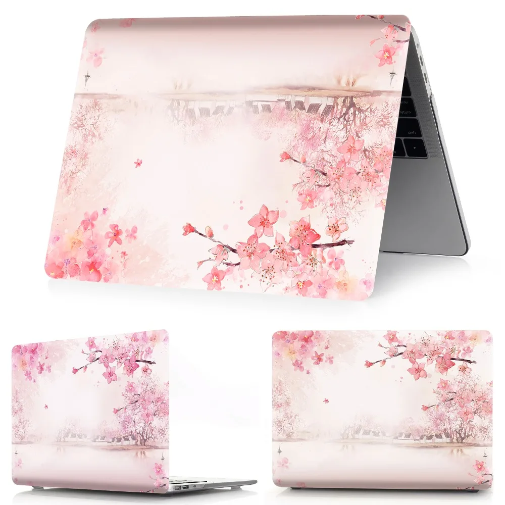 Чехол для ноутбука MacBook Air Pro retina 11 12 13 15 для Mac book Pro 13,3 15,4 дюймов с сенсорной панелью ID A2159+ крышка клавиатуры