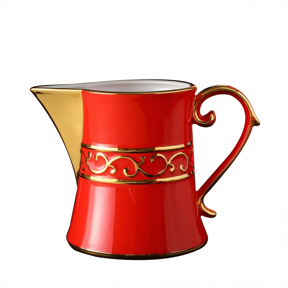 

Art Ware Coffee Milk Tank Lovely Jar Jam Honey Cup Thin China Ceramic Mini Milk Pot Household China Coffee Accessories