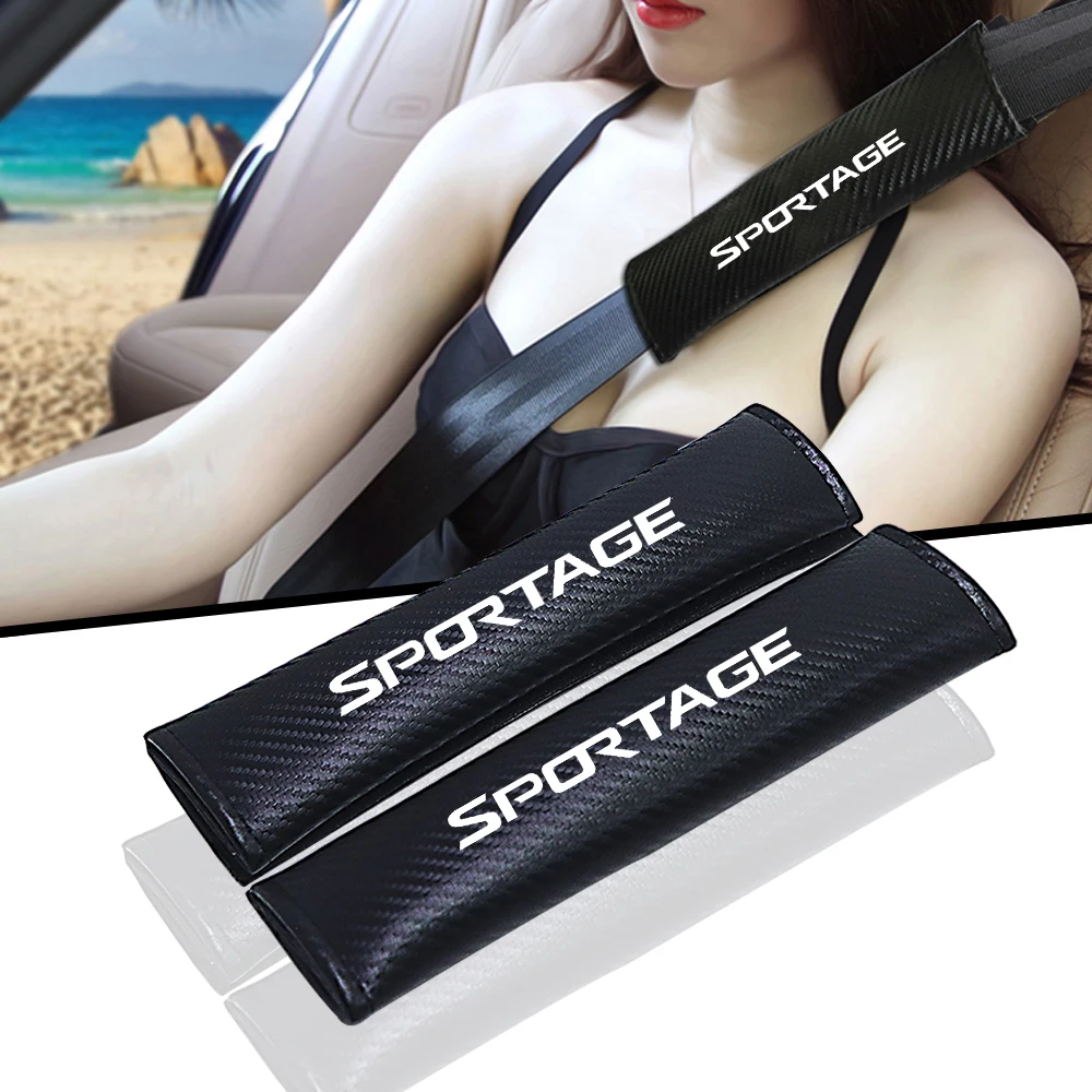 

Auto Accessories carbon fiber Neck protection For kia sportage 3 4 2012-2020 2017 Decorate car styling
