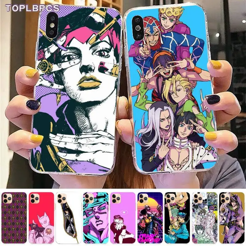 TOPLBPCS JOJO 39 s Роскошный чехол для телефона с японским аниме невероятные приключения