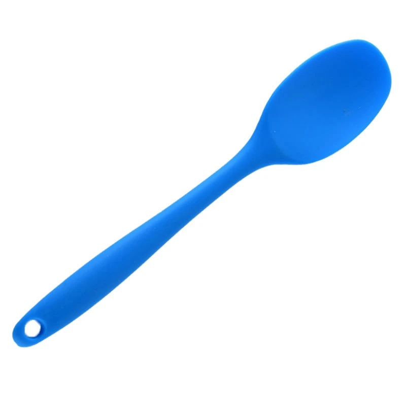 

Silicone Soup Spoon Creative Long Handle Food Serving Spoon Cooking Spoon Kitchen Cooking Utensil Tool Soup Teaspoon Catering