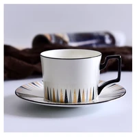 ins hot 2021 new coffee set nordic style 200ml modern coffee tea cup and saucer