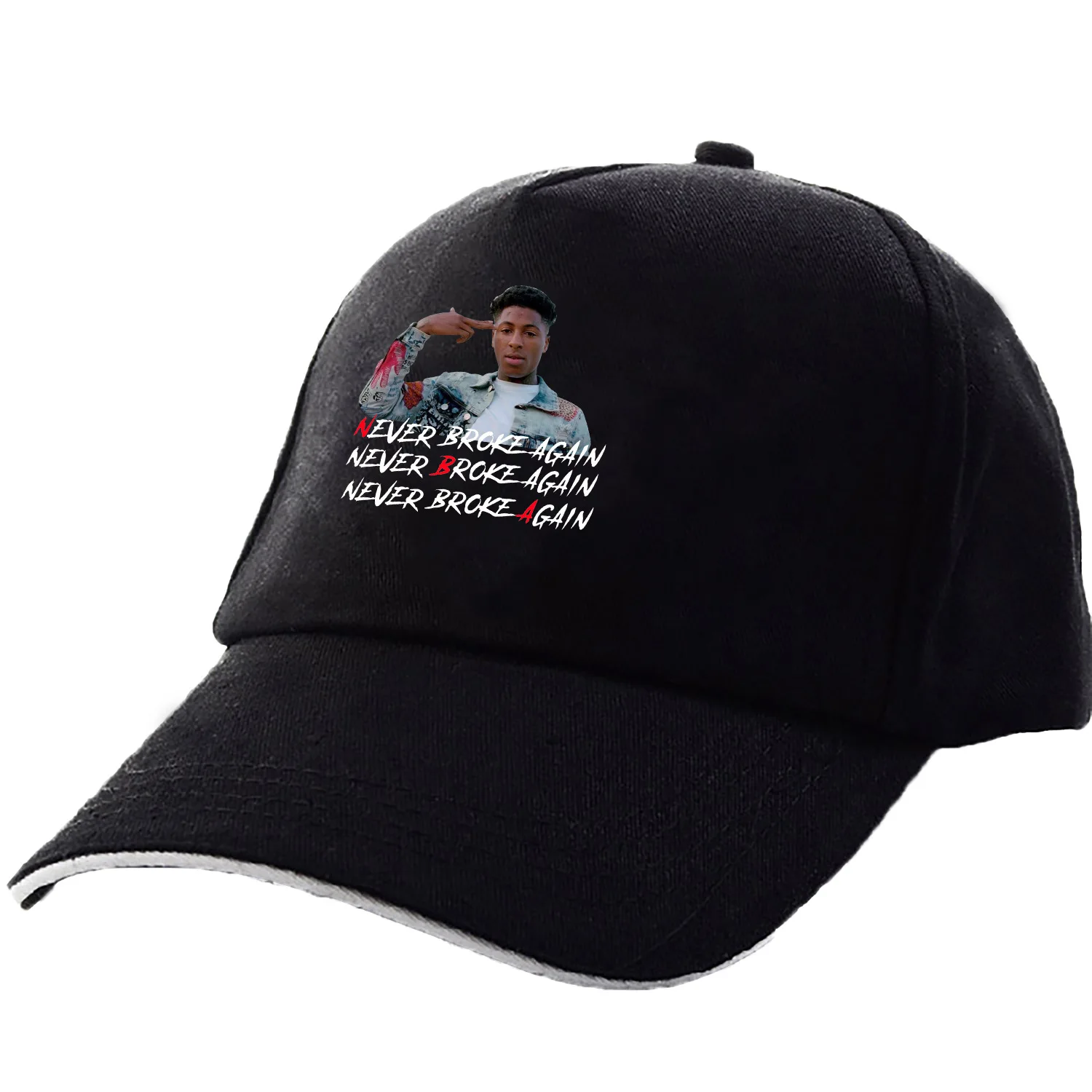 

100% Cotton YoungBoy Never Broke Again Baseball Caps Unisex Dad Hat Cap High Quality Embroidery Man Women Summer Hat