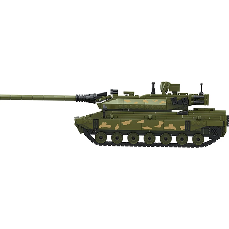 Военная серия мировая война 1:25 немецкий леопард 2 главный боевой танк DIY модель