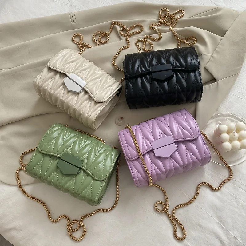 

Net Red Small Bag Female Bag 2021 Summer New Trend Fashion Popular Chain Messenger Bag Wild Lady Small Square Bag