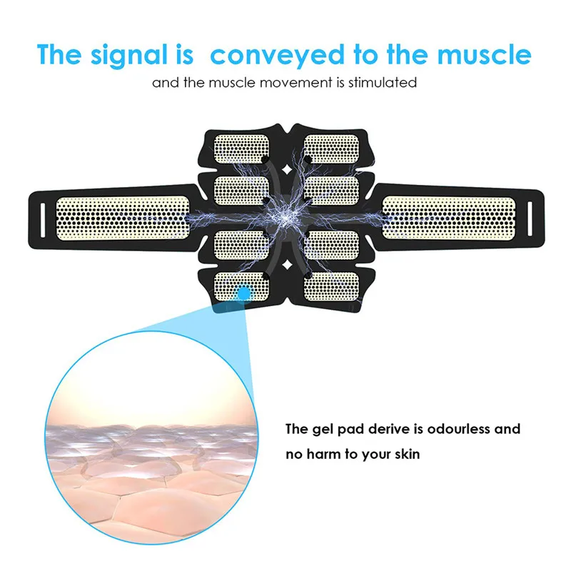 Беспроводной умный фитнес тренировочный пояс для похудения|Товары похудения| |