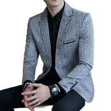 Chaqueta de traje de lujo para hombre, blazer de fiesta, graduación, moda, negocios, ajustado, 5XL talla grande, clásico, retro, traje social (1)