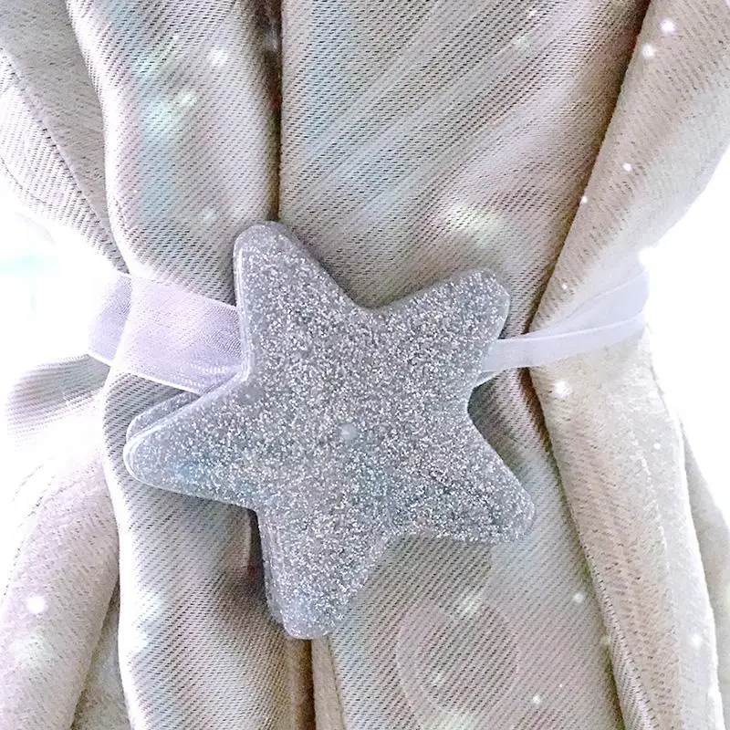1pcs Star Design c23 Curtain Clip c09 Mesh Holder Tieback Living Room Buckle Rope Supplies Household c36 35 | Дом и сад