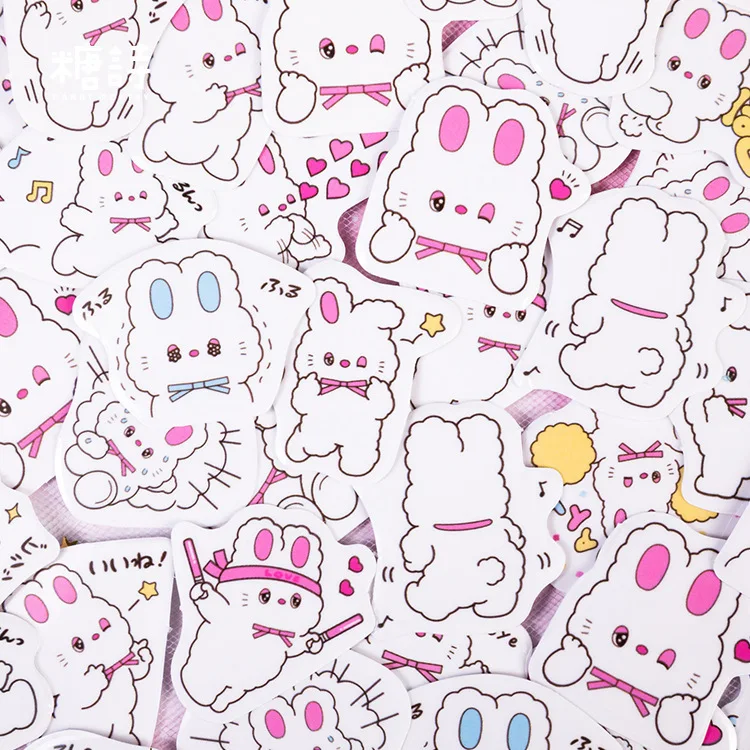 Пряжа мешок кролик заяц пуля журнал Декоративные Канцелярские наклейки