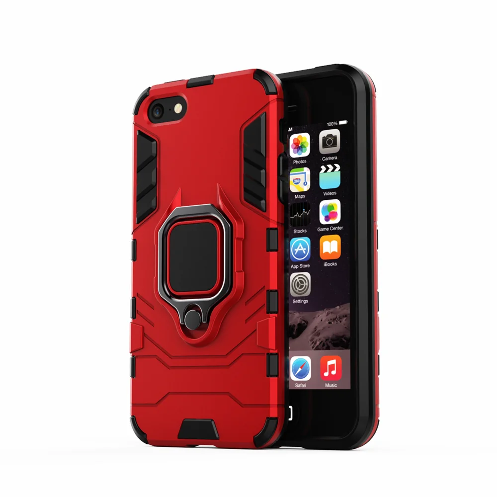 

Shockproof Armor Case For iPhone 5 5s SE Case Ring Holder Stand Phone Back Cover For iPhone se 2016 5 5s 5G 4.0" Coque Funda