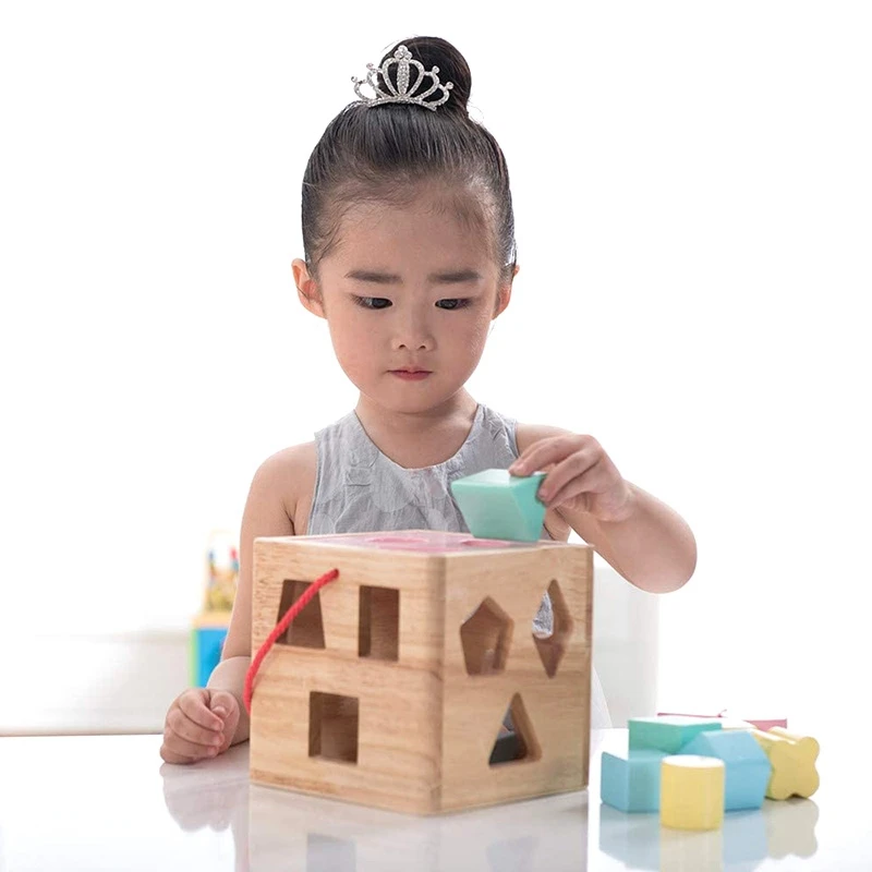 

Shape Classification Box Toys Children Color Recognition Cover for Toddlers to Learn Classification and Matching Toys