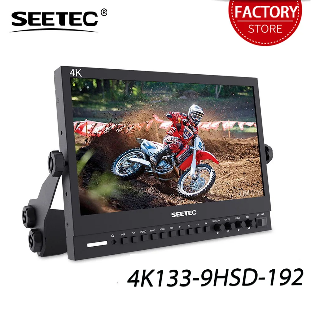 Online SEETEC 4K133-9HSD-192 13,3 Inch IPS 3G-SDI 4K HDMI Broadcast-Monitor Direktor Desktop-LCD-Monitor