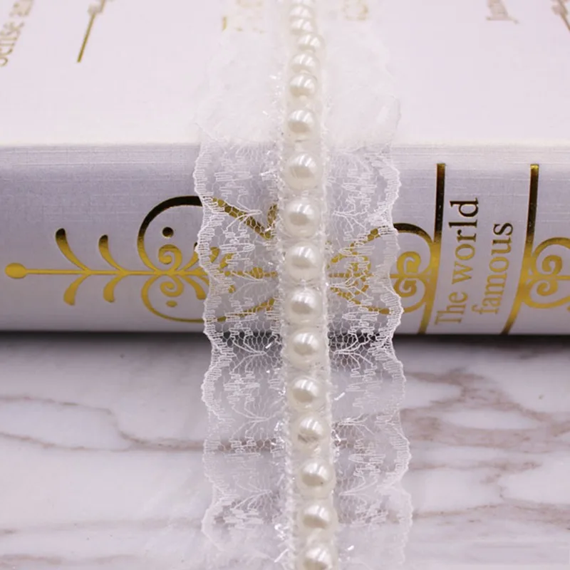 

Polyester Lace Black Tulle Lace Fabric DIY Decorative Cotton Thread Braid Ribbon Sewing Clothing Pillow Handmade Accessories