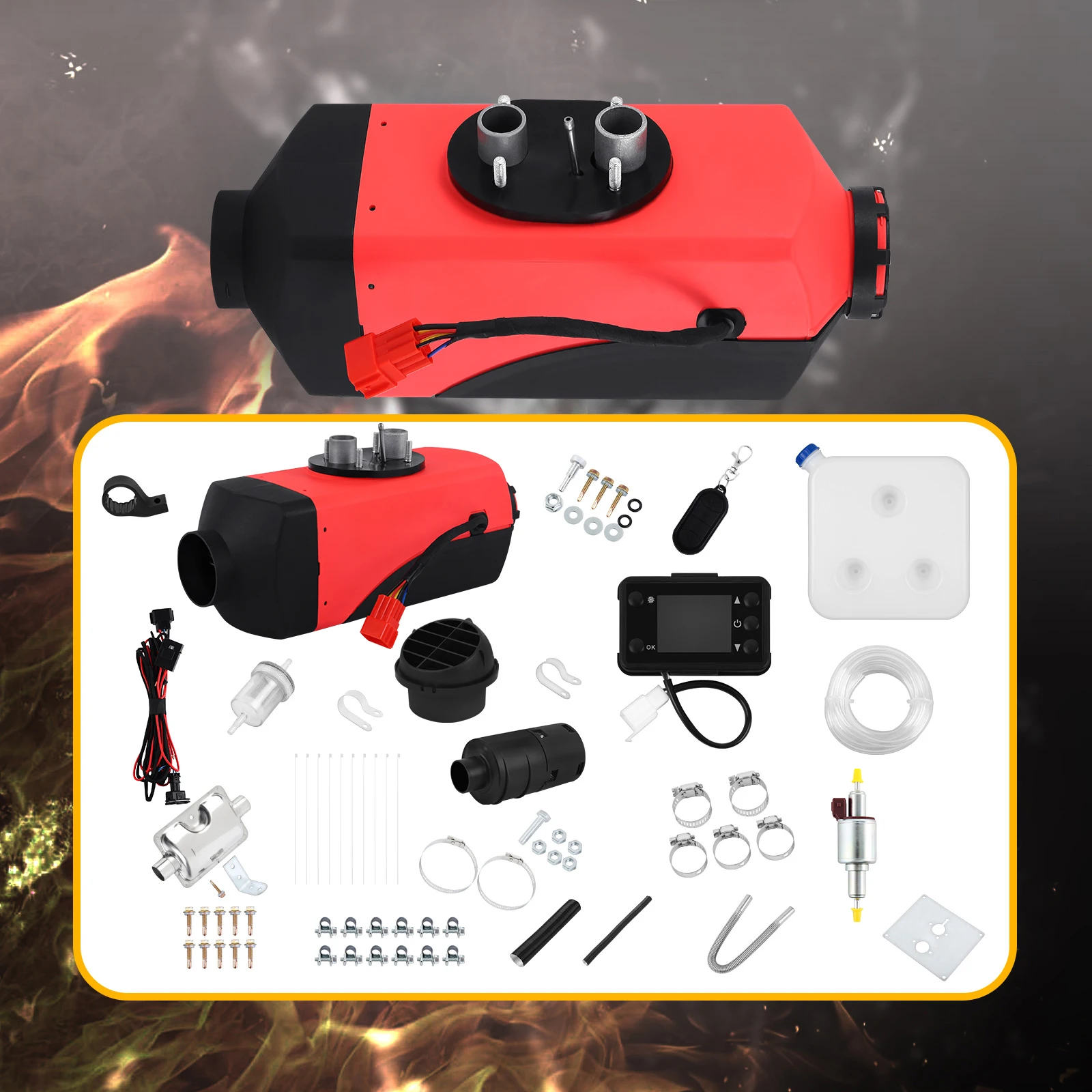 Воздушный дизельный автомобильный обогреватель парковочный 12 В 5 кВт/3 кВт/2 кВт с