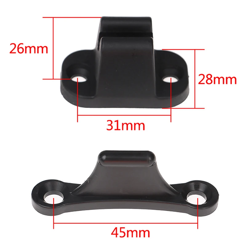 

1set Caravan Door Retainer Stopper Resile Nylon Limiters Camping For Rv Push Catch Holder Camper Accessories Motorhome
