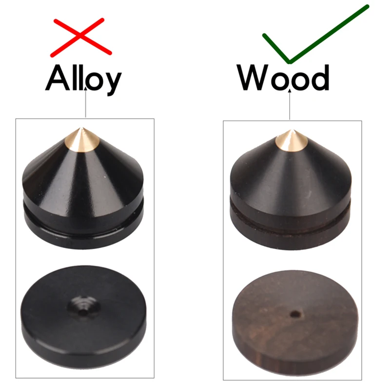 4 комплекта акустических систем подставка для ног коврик деревянный эбеновый